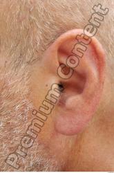 Ear Man White Overweight Bald